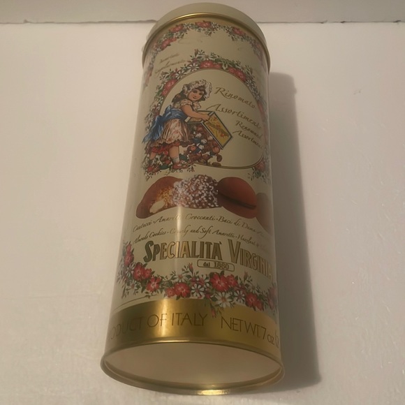 Decorative Cookie tin bundle 12 advertising cylinder Christmas cookies coffee - Picture 2 of 15